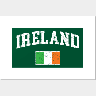 Ireland Flag Shirt St Patricks Day Gifts Irish Flag T-shirt Posters and Art